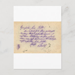 Mysterious handwriters - Postcard gepost 1897 Briefkaart