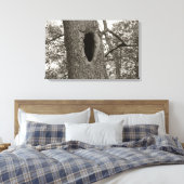 Mysterious Hole (Sepia) Canvas Afdruk (Insitu (Slaapkamer))