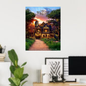 Mysterious Houses of Donnelly - No4 Mombasa Kenya Poster (Thuiskantoor)