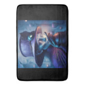 Mysterious Lady Pointing Finger At You Badmat (Voorkant Verticaal)