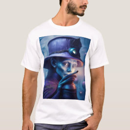 Mysterious Lady Pointing Finger At You T-shirt
