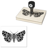Mysterious Magical Moth Hand-handleiding aangepast Rubberstempel (Gestempeld)