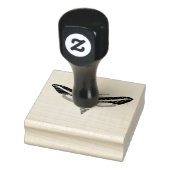 Mysterious Magical Moth Hand-handleiding aangepast Rubberstempel (Stempel)