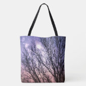 Mysterious Moonlight Canvas tas (Achterkant)