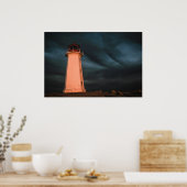 Mysterious Night at Peggy's Cove, Nova Scotia, Can Poster (Keuken)