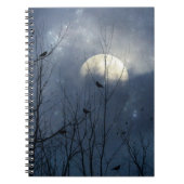 Mysterious Night Of The Stars And Crows Notitieboek (Voorkant)