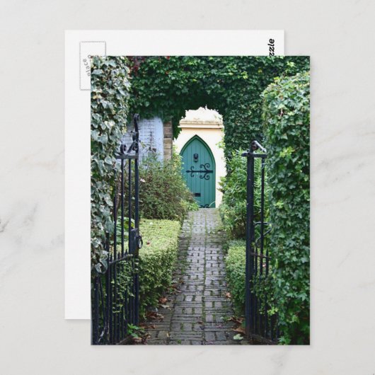 Mysterious open gateway briefkaart (Voorkant / Achterkant)