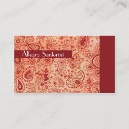 Mysterious Paisley Visitekaartje