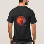 Mysterious Planet T-Shirt — Mars — Ontwerp op acht (Achterkant)