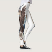 Mysterious Raven Collage - en futuristisch Leggings (Rechts)