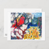 Mysterious Scary Figures #1 briefkaart (Voorkant / Achterkant)