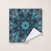 Mysterious space mandala bad handdoek (Wasdoekje)