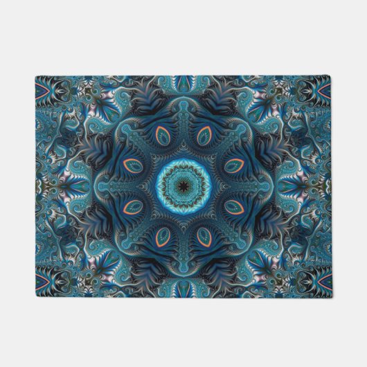 Mysterious space mandala deurmat (Voorkant)
