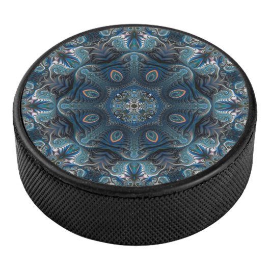 Mysterious space mandala hockey puck (3/4)