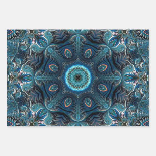 Mysterious space mandala inpakpapier vel (Voorkant 2)