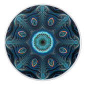 Mysterious Space Mandala Keramische Knop (Voorkant)