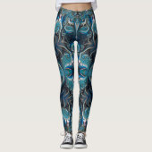 Mysterious space mandala leggings (Voorkant)