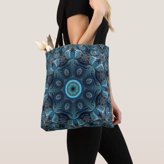 Mysterious space mandala tote bag (Dichtbij)