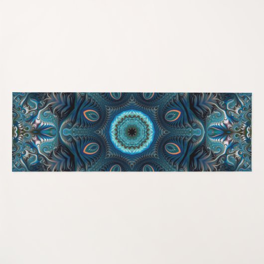 Mysterious space mandala yogamat (Voorkant (horizontaal))