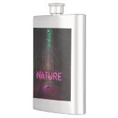 Mysterious spruce forest natuur neon magenta-teken flacon (Links)