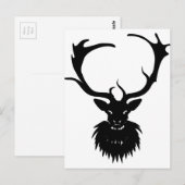 Mysterious Stag Briefkaart (Voorkant / Achterkant)
