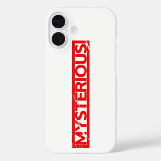 Mysterious Stamp Case-Mate iPhone Case (Achterkant)