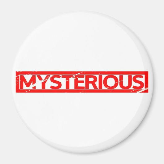 Mysterious Stamp Magneet (Voorkant)