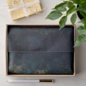 Mysterious Twilight Portal, Moth & Eclipse Vert Tissuepapier (Geschenk)