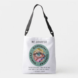 Mysterious Universe Psychedelic Retro Throw Pillo Crossbody Tas