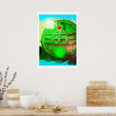 Mysterious vault entrice art poster (Keuken)