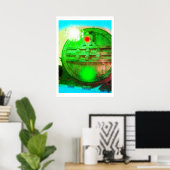 Mysterious vault entrice art poster (Thuiskantoor)