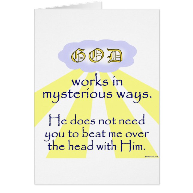 Mysterious Ways (Voorkant)