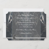 Mysterious Web Gothic Gothic Black Grey Handfastin Kaart (Achterkant)