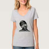 Mysterious Wrapped Face – Dark Art T-shirt Design (Voorkant)