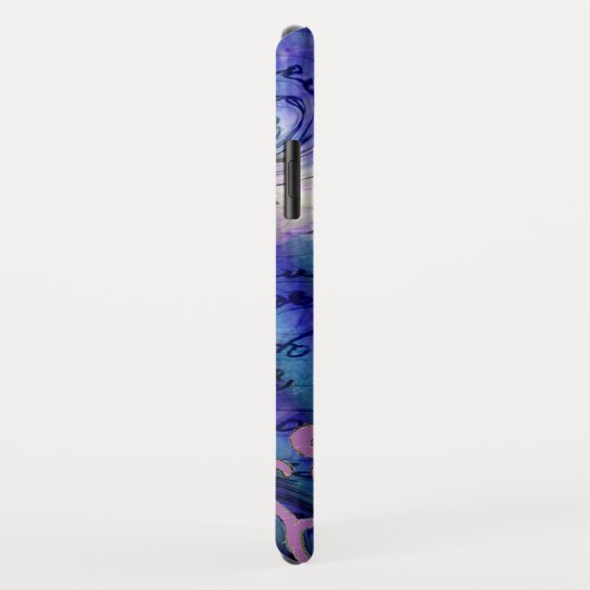 Mysterious Zee Monogram Phone iPhone Case (Achterkant/rechts)