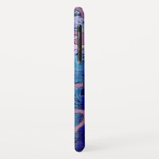 Mysterious Zee Monogram Phone iPhone Case (Achterkant/links)