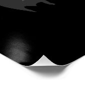 Mysterische gasmasker kap perfect poster (Hoek)