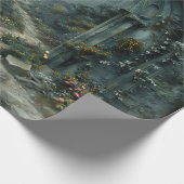 Mystery Arch Vampirecore Halloween | Gotisch Cadeaupapier (Hoek)