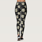 Mystery Bat & Moon Pattern Halloween Leggings (Achterkant)