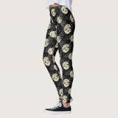 Mystery Bat & Moon Pattern Halloween Leggings (Links)