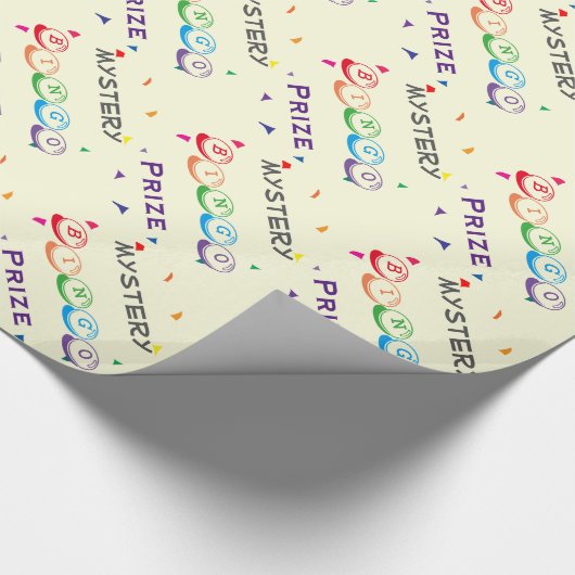 Mystery BINGO Prize met Confetti Gift Wrap Cadeaupapier (Hoek)