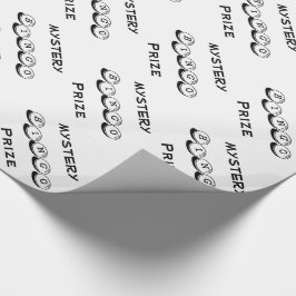 Mystery BINGO Prize Wrapping Paper Cadeaupapier