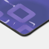 Mystery Blue Geometric Squares Desk Mat (Hoek)