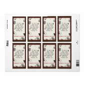 Mystery Book Label Design (Full Sheet)