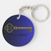 Mystery Book Lover's Acryl Sleutelhanger (Achterkant)