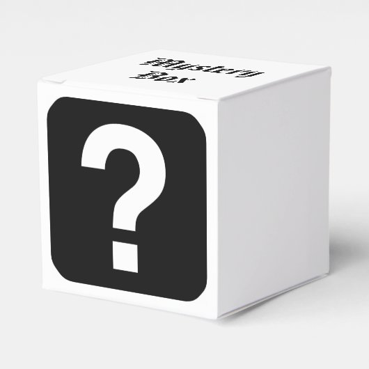 Mystery Box Bedankdoosjes (Voorkant Zijde)