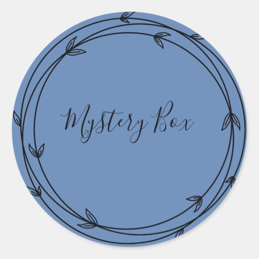 Mystery Box Surprise Classic Round Sticker (Voorkant)