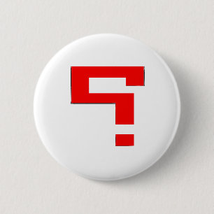 Mystery Box Vraag Mark Patches & Buttonnen Ronde Button 5,7 Cm