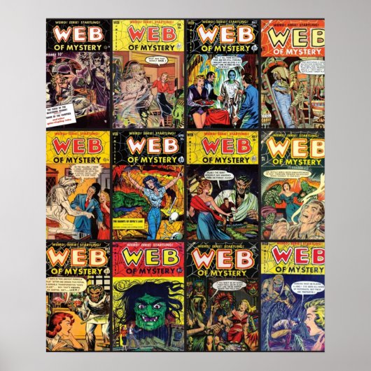 Mystery Comic Hoesjes  komiek Poster (Voorkant)