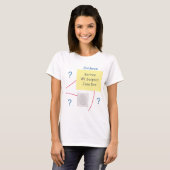 Mystery Crime Solving Evidence Board met pensioen T-shirt (Voorkant volledig)